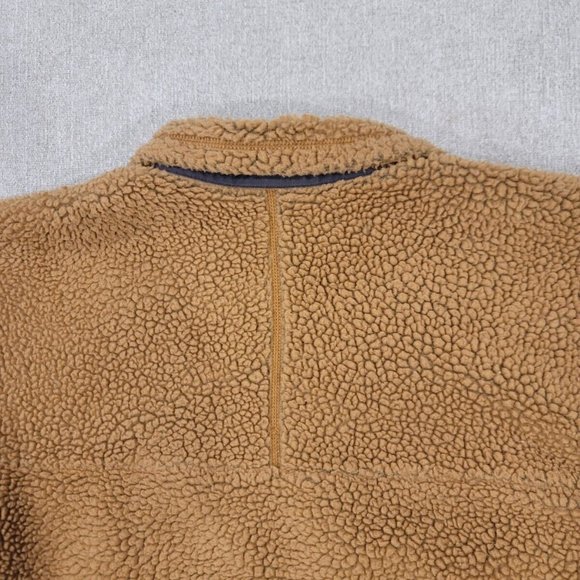 Patagonia Mens Medium Classic Retro-X Jacket Deep Pile Fleece Sherpa Brown - Picture 3 of 16